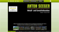 Desktop Screenshot of anton-seeger.de